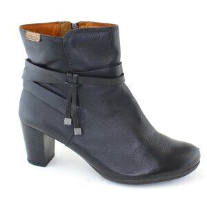 PIKOLINOS Dark Leather Ankle Booties